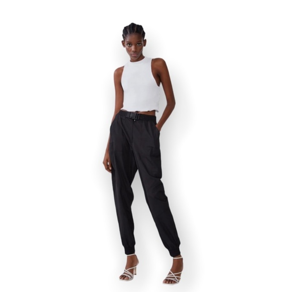 Zara🦎Nylon n Cotton Joggers🌵
